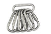 6pcs Outdoor Aluminum D-ring Locking Carabiner - Zodeys