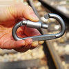 6pcs Outdoor Aluminum D-ring Locking Carabiner - Zodeys