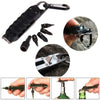 EDC Survival Gear With LED Light Multi-Tool Outdoor Tools - Zodeys
