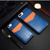 Vertical Flip Card Holder Leather Case For iPhone - Zodeys