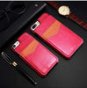 Vertical Flip Card Holder Leather Case For iPhone - Zodeys