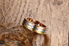 Love, Hope & Faith Triple-Tone Sunset Ring - Zodeys