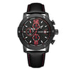 Men's Army Leather Sports Watch - Zodeys