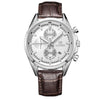 Men's Chronograph Leather Quartz Watch - Zodeys