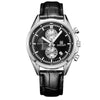 Men's Chronograph Leather Quartz Watch - Zodeys
