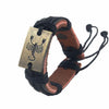 Tibetan Weaved Leather Rope Zodiac Bracelet - Zodeys
