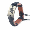 Tibetan Weaved Leather Rope Zodiac Bracelet - Zodeys