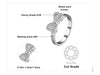 Rhinestone Bow 925 Sterling Silver Ring