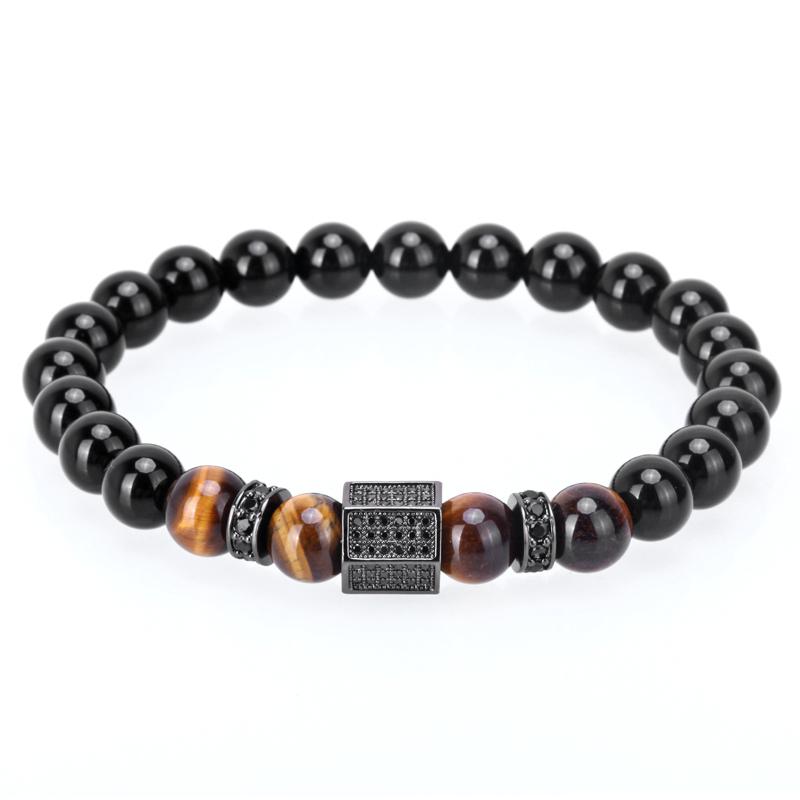 Luxury Bosque Tiger Eye & Agate Stones Bracelet - Zodeys