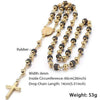 Jesus Christ Resurrection Rosary Cross Necklace - Zodeys