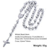 Jesus Christ Resurrection Rosary Cross Necklace - Zodeys