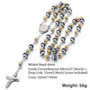 Jesus Christ Resurrection Rosary Cross Necklace - Zodeys