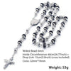 Jesus Christ Resurrection Rosary Cross Necklace - Zodeys
