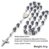 Jesus Christ Resurrection Rosary Cross Necklace - Zodeys