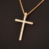 Rhinestone Cross Pendant Chain Necklace