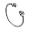 Muerte Titanium Steel Cuff Bangle