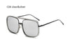 Clear Pink Oversized Square Sunglasses - Zodeys