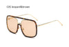 Clear Pink Oversized Square Sunglasses - Zodeys