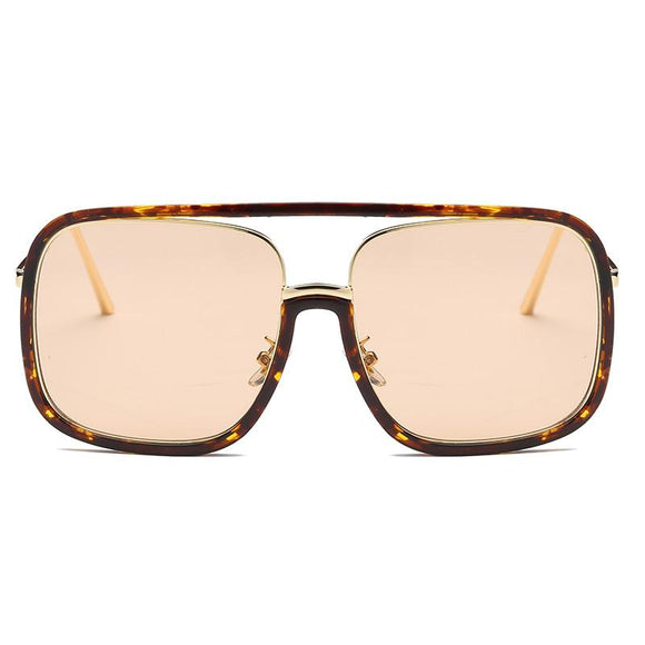 Clear Pink Oversized Square Sunglasses - Zodeys