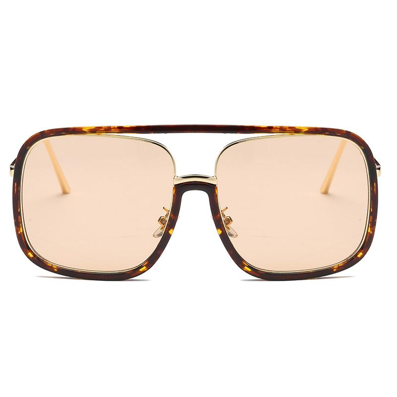 Clear Pink Oversized Square Sunglasses - Zodeys