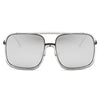 Clear Pink Oversized Square Sunglasses - Zodeys