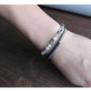 Chinese Ink Om Mani Padme Mala Beads Bracelet - Zodeys