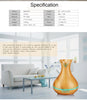400ml Wood Grain Aroma Essential Oil Diffuser Ultrasonic Air Humidifier - Zodeys