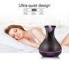 400ml Wood Grain Aroma Essential Oil Diffuser Ultrasonic Air Humidifier - Zodeys