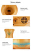 400ml Wood Grain Aroma Essential Oil Diffuser Ultrasonic Air Humidifier - Zodeys
