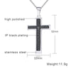 Stainless Steel España Bible Prayer Cross Necklace
