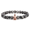 Roman Spartan Natural Agate Stones Bracelet
