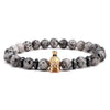Roman Spartan Natural Agate Stones Bracelet
