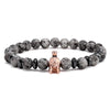 Roman Spartan Natural Agate Stones Bracelet