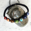 Titanium Chakra Beads Healing Macrame Bracelet - Zodeys