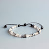 Chinese Ink Om Mani Padme Mala Beads Bracelet - Zodeys