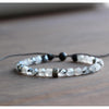 Chinese Ink Om Mani Padme Mala Beads Bracelet - Zodeys