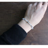 Chinese Ink Om Mani Padme Mala Beads Bracelet - Zodeys