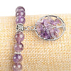 Reiki Sahasrara Tree of Life Amethyst Bracelet