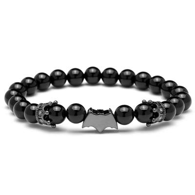 Semi-Precious Stone Vampire Beaded Bracelet