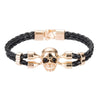 Poc Comú Premium Leather Skull Bracelet - Zodeys