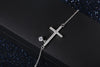 925 Sterling Silver Sideways Cross Bracelet - Zodeys