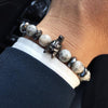 Roman Spartan Natural Agate Stones Bracelet