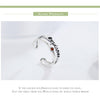 Capricorn Sterling Silver Open Finger Ring - Zodeys