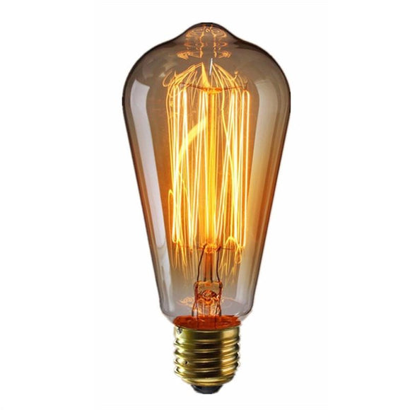 3 Pieces - Edison Bulbs 60W  Filament 220V - Zodeys