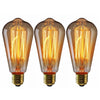 3 Pieces - Edison Bulbs 60W  Filament 220V - Zodeys
