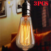 3 Pieces - Edison Bulbs 60W  Filament 220V - Zodeys