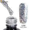 Venalisa 12ml 12 color supper diamond shining glitter sequin starry platinum paint gel - Zodeys