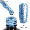 Venalisa 12ml 12 color supper diamond shining glitter sequin starry platinum paint gel - Zodeys