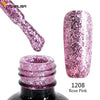 Venalisa 12ml 12 color supper diamond shining glitter sequin starry platinum paint gel - Zodeys