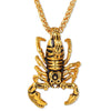 Gold Scorpio Pendant Necklace - Zodeys